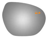 SIDE VIEW MIRROR W BLIND SPOT CROSS PATH